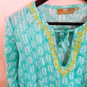 🏝Teal beach cover-up size small